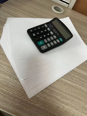 Uncoated High Bulk Woodfree Offset Book Paper Made in for Customized Shape Production