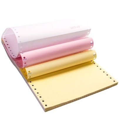 Coated 100% Original Wood Pulp Carbonless/ NCR Paper for Printing Blue and Black Image