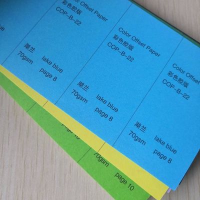 Tracing Paper 55-150gsm Red/Yellow/Green/Pink Color Woodfree Offset Paper/Bond Paper