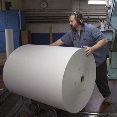 Custom Order 70/75/80gsm Copy Paper Jumbo Roll 850mm Reel Size with 103±1 Brightness