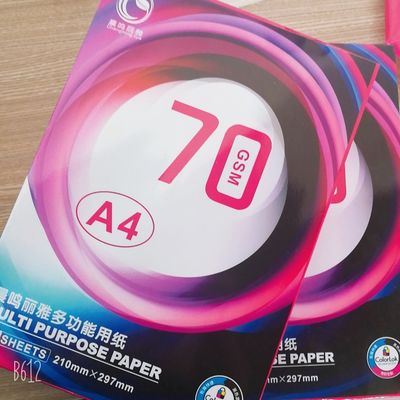 White A4 Copy Paper 75gsm 80gsm Made from 100% Virgin Wood Pulp for Writing and Copying