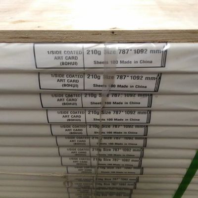 Back Printing Bohui Mill 230g/250g/300g/350g Art Card for Making Postcard High Sales