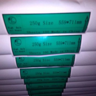 Back Printing Bohui Mill 230g/250g/300g/350g Art Card for Making Postcard High Sales