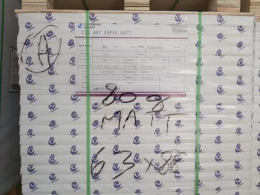 Bond Paper 80gsm-250gsm Art Paper Matt in Ream Package with Double Side Coating