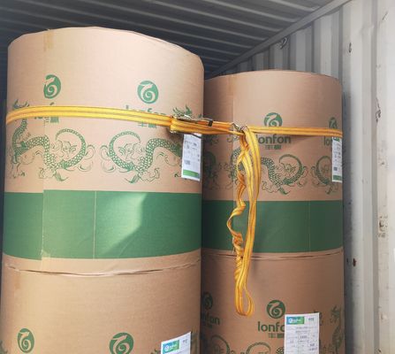Cream Woodfree Offset Paper for Notebook 98%-110% Brightness Industrial Chemical