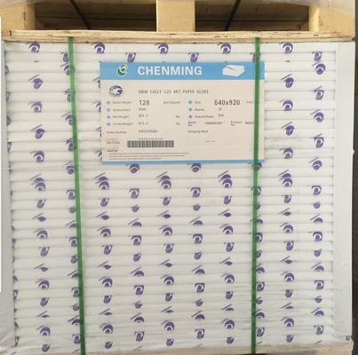 Offest Printing Double Side Art Coated Paper in Ream Package with Printing Service