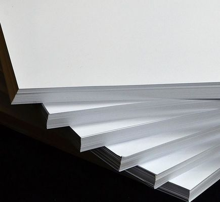 Chemical-Mechanical Pulp Double Side Coated C1S / C2S Fine High Glossy/Matt Art Paper