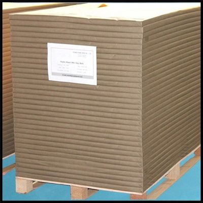 110 x 57 x 15mm C1S Ivory Board in Ream 100% Virgin Wood Pulp for Carton Packaging